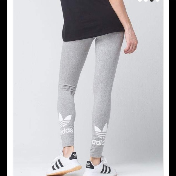 ❗️Last one Adidas grey original trefoil legging - Picture 2 of 5